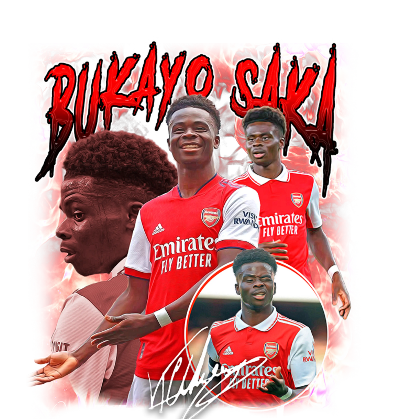 Bukayo Saka Signature