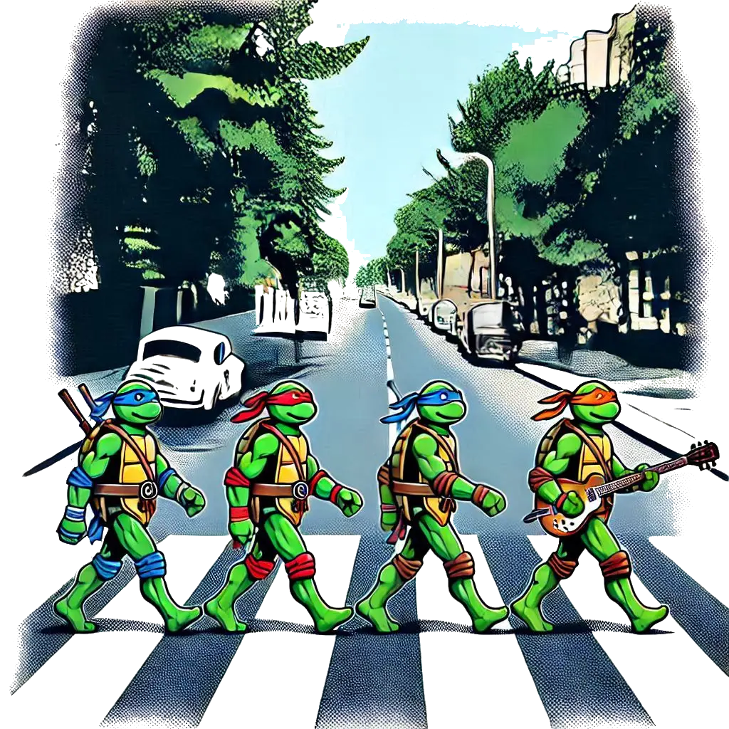 TMNT on Abbey Road