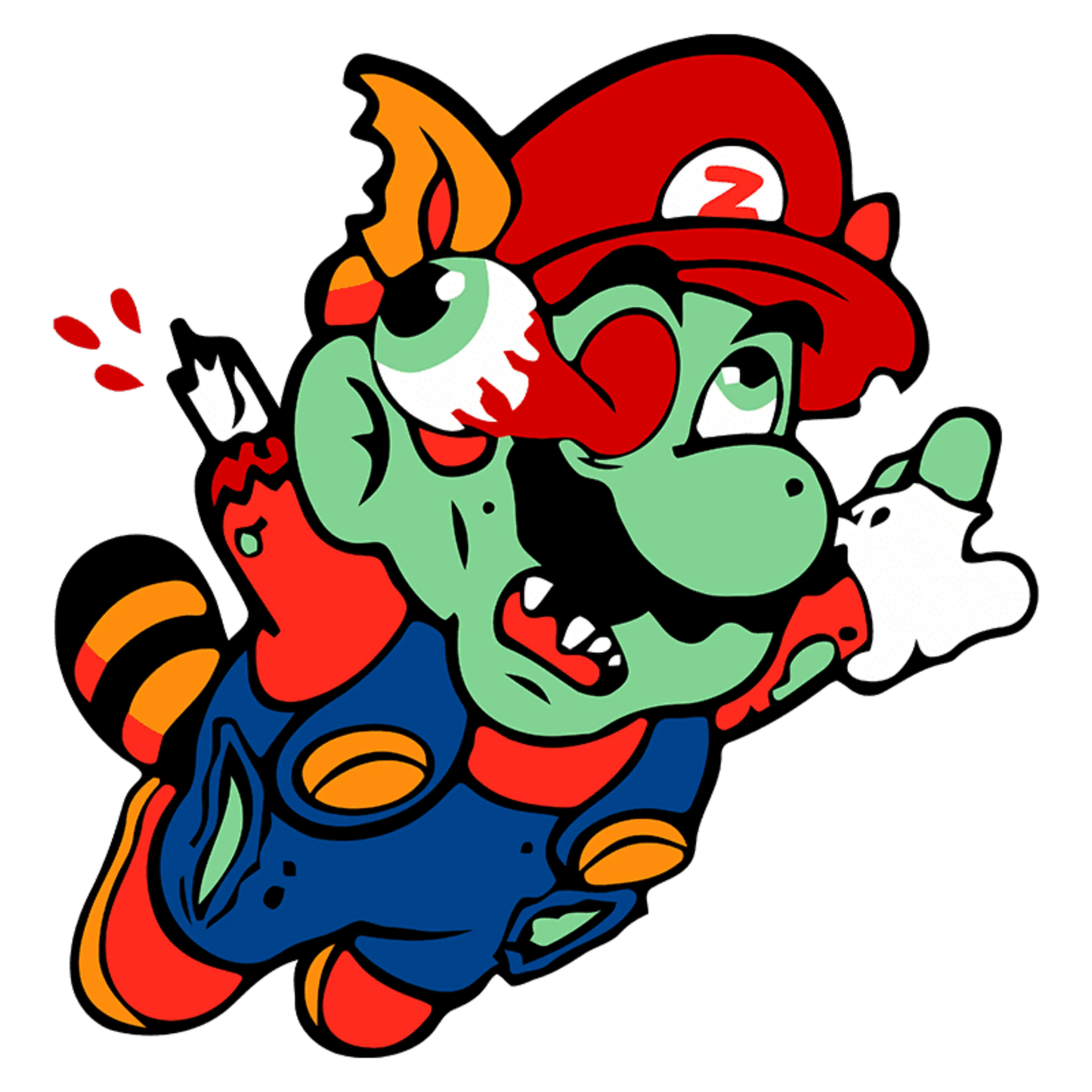 Zombie Mario Flying