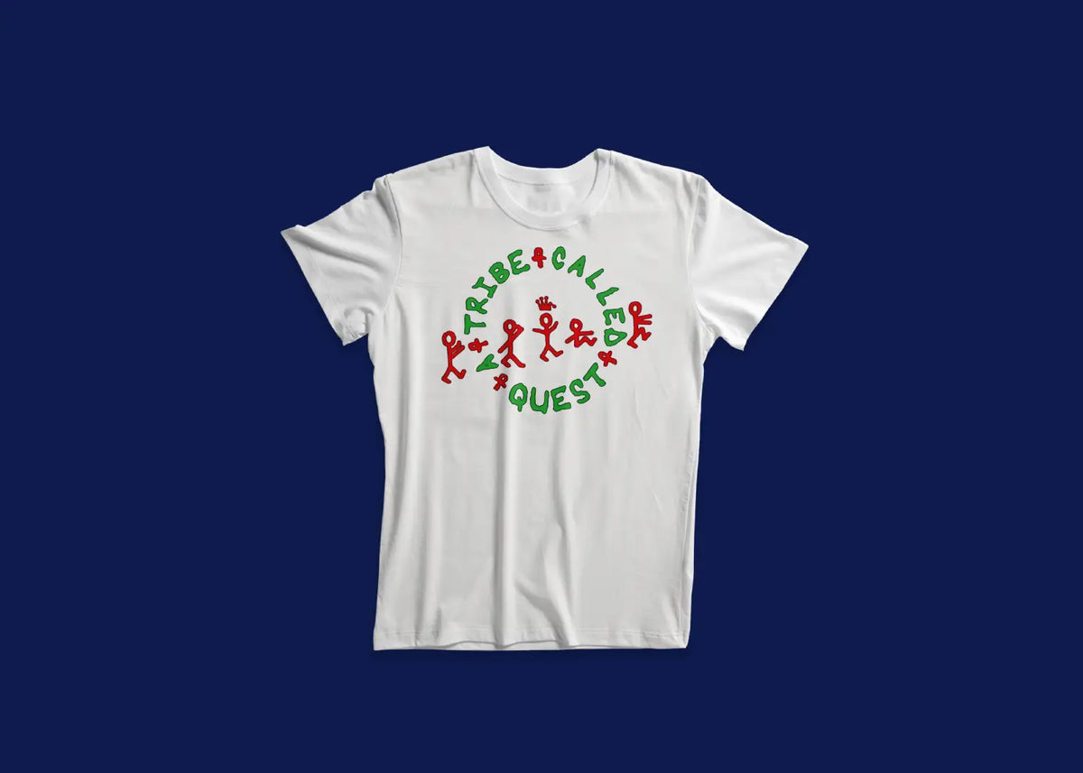 T-Shirt Officiel A Tribe Called Quest – Raga Logo, Unisexe Noir, Qualité Rock Off