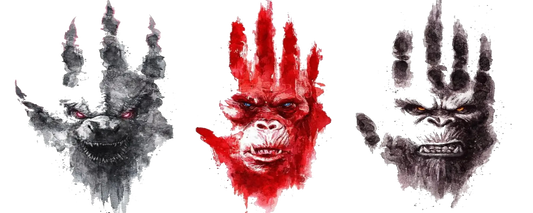 Godzilla New Empire Claw Print