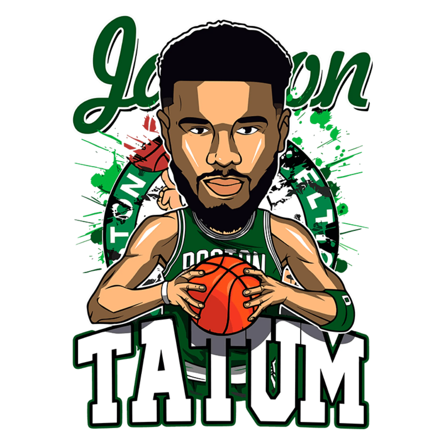 Jason Tatum Caricature