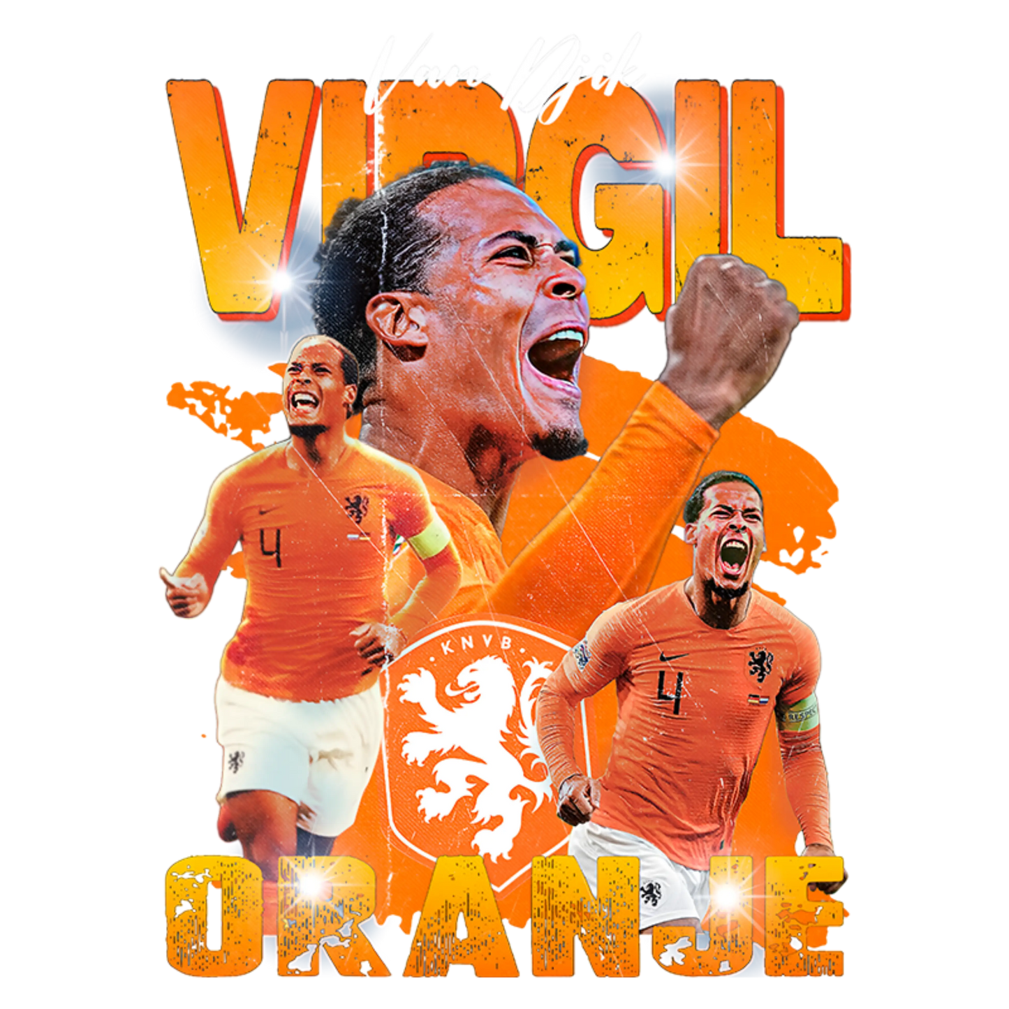 Virgil Van Dijk Orange