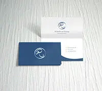 Uncoated Folded Business Cards
